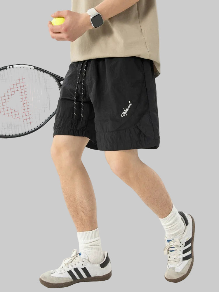 Men’s Athletic Mesh-Panel Shorts