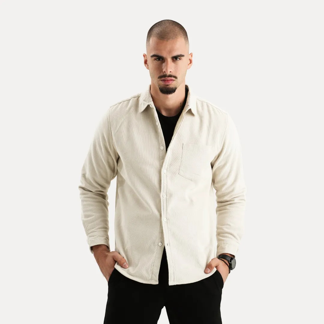 Men's Corduroy Long-Sleeve Shirt