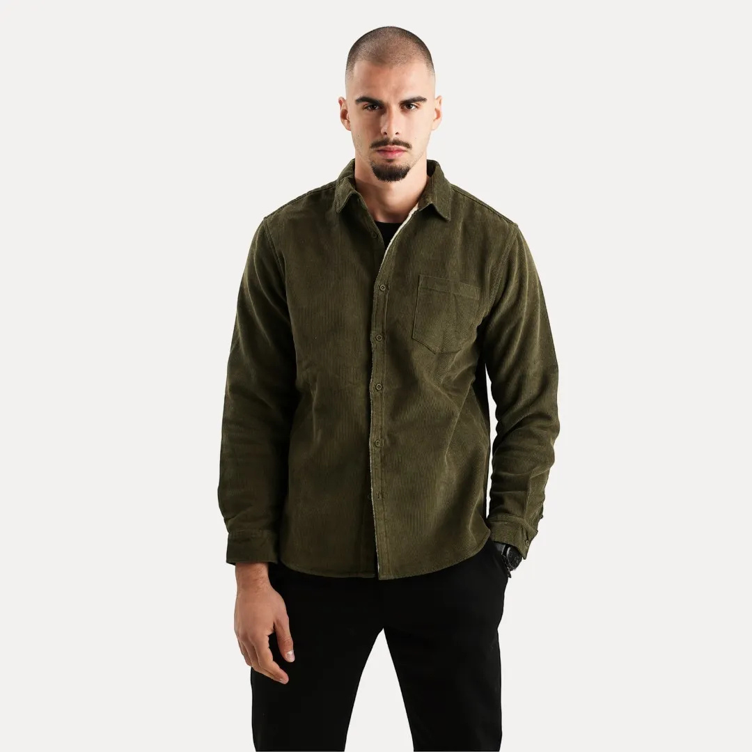 Men's Corduroy Long-Sleeve Shirt