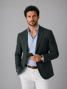 Men's Lightweight Casual Blazer Tailored Fit Jacket
