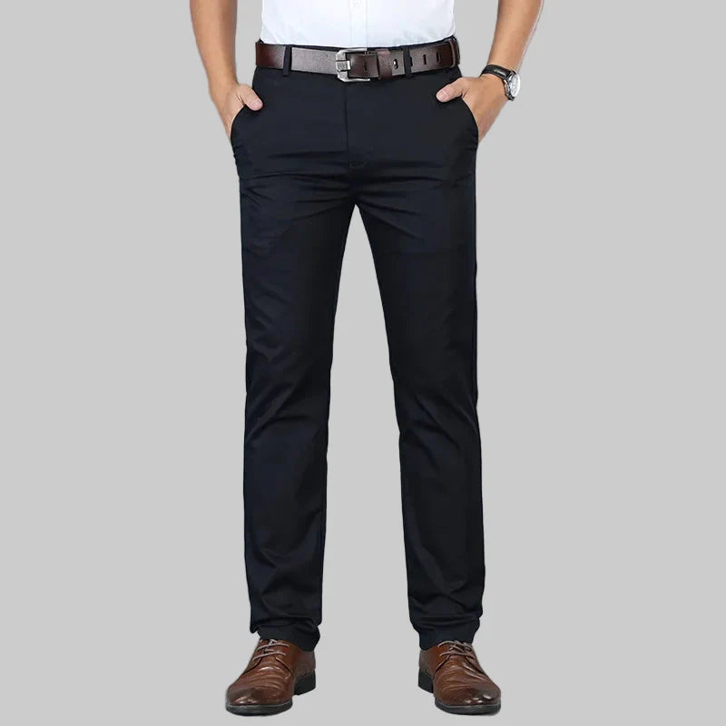 Men’s Pants with Front Pockets and Belt Loops