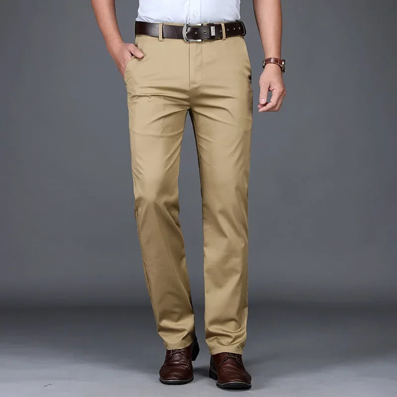 Men’s Pants with Front Pockets and Belt Loops