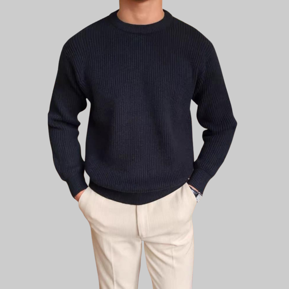 Men's Ribbed Knit Sweater