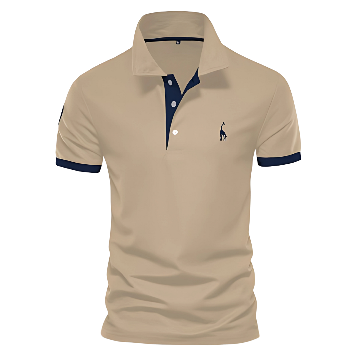 Men’s Short Sleeve Polo Shirt with Chest Embroidery