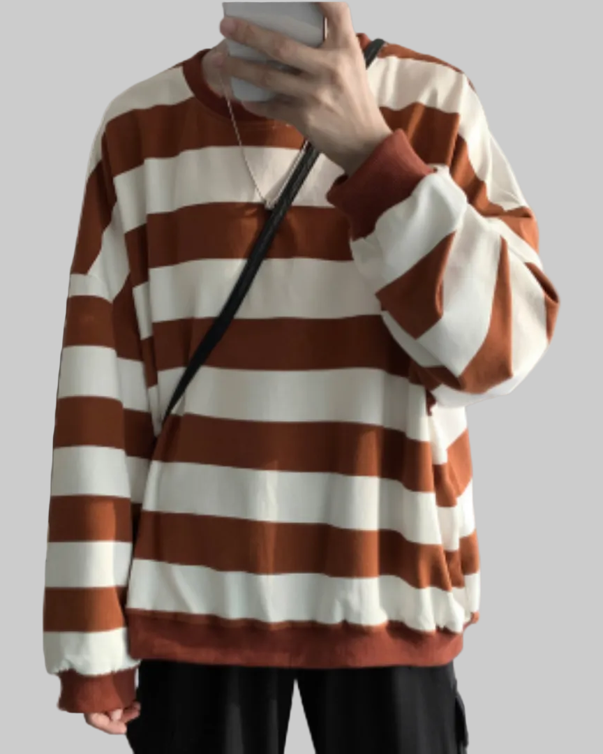 Men’s Striped Long Sleeve Shirt