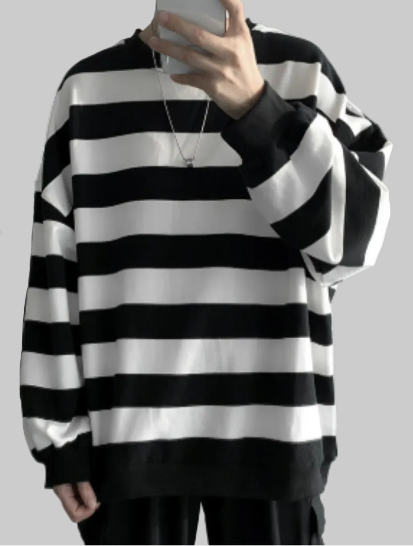 Men’s Striped Long Sleeve Shirt