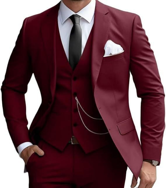 Men's Three Piece Suit – Slim Fit Formal