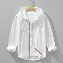 Men's Linen Blend Hoodie – Relaxed Fit
