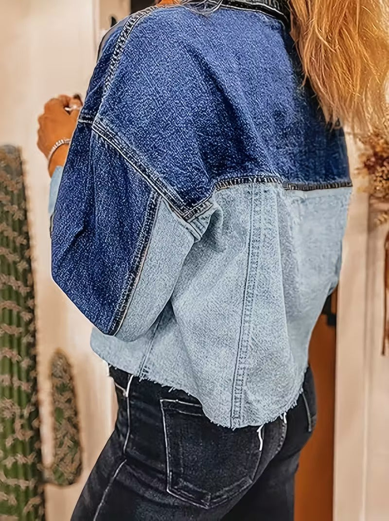 Women’s Two-Tone Denim Jacket
