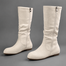 Women's Winter Boots – Mid Calf Side Zip
