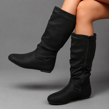 Women's Winter Boots – Mid Calf Side Zip
