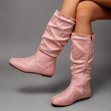 Women's Winter Boots – Mid Calf Side Zip