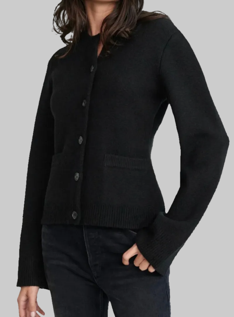 Women’s Button-Front Knit Cardigan