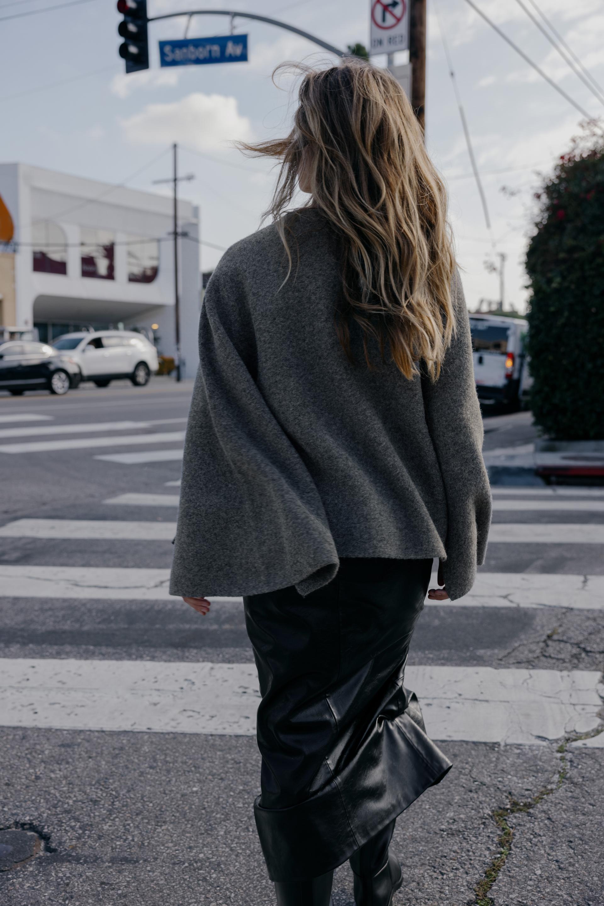 Women’s Cardigan with Button and Side Tie