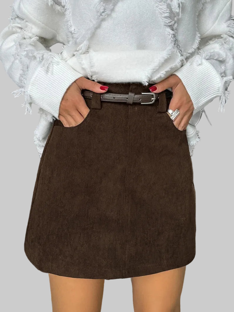 Women’s Corduroy Mini Skirt
