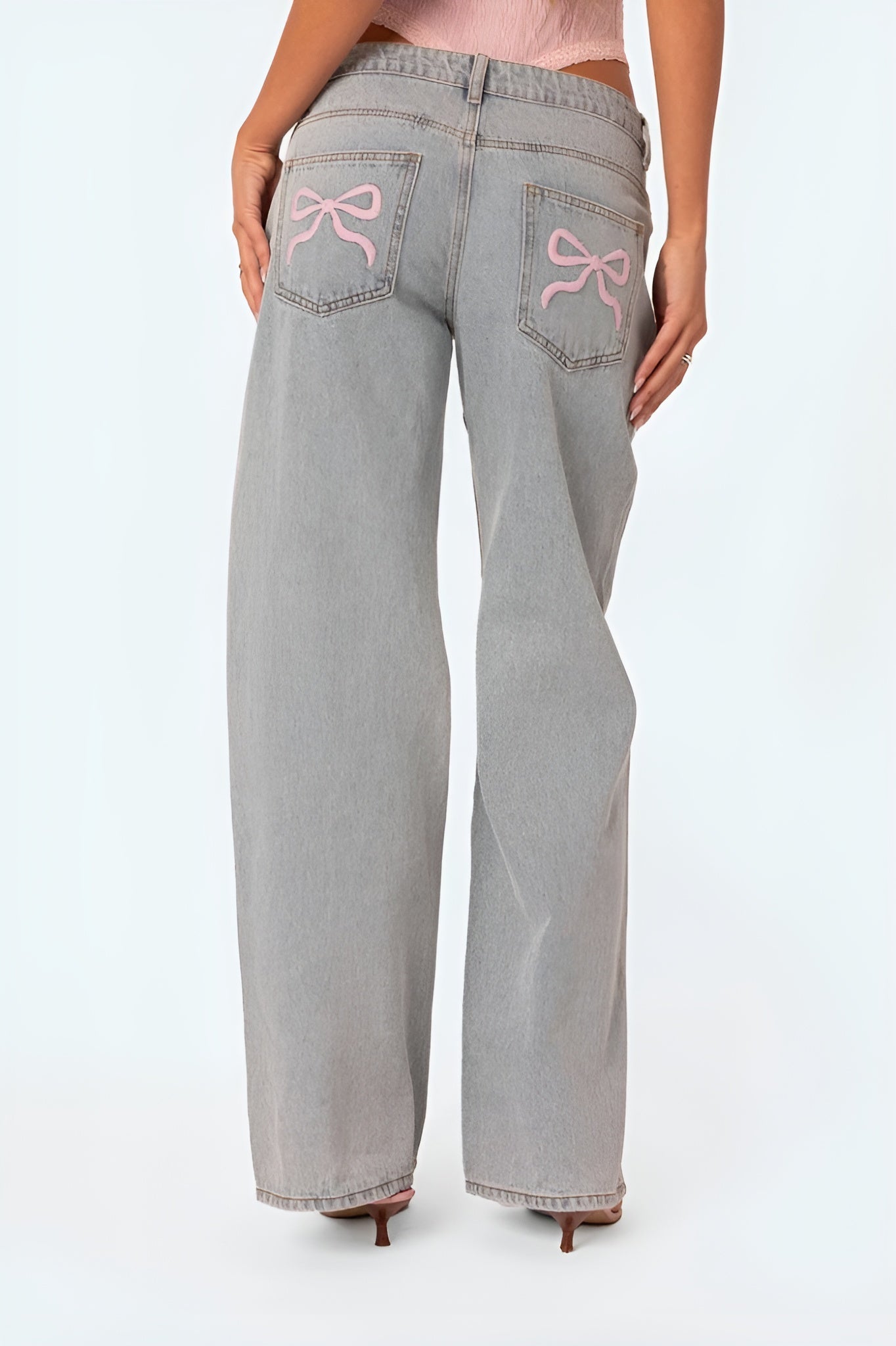 Women’s Jeans with Bow Back Pocket
