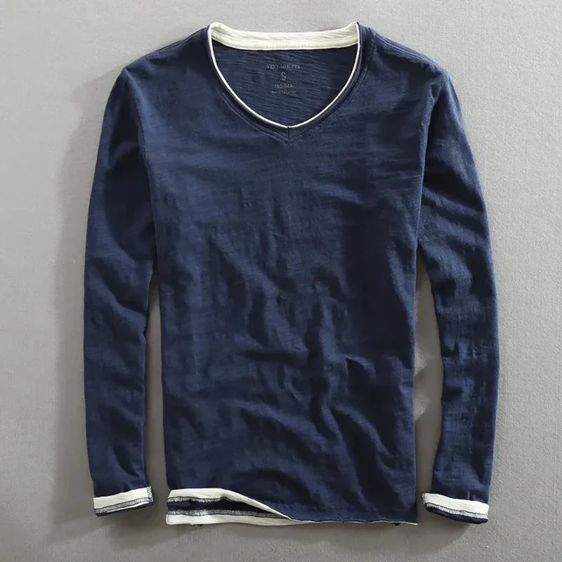 Long Sleeve Cotton Shirt – Men