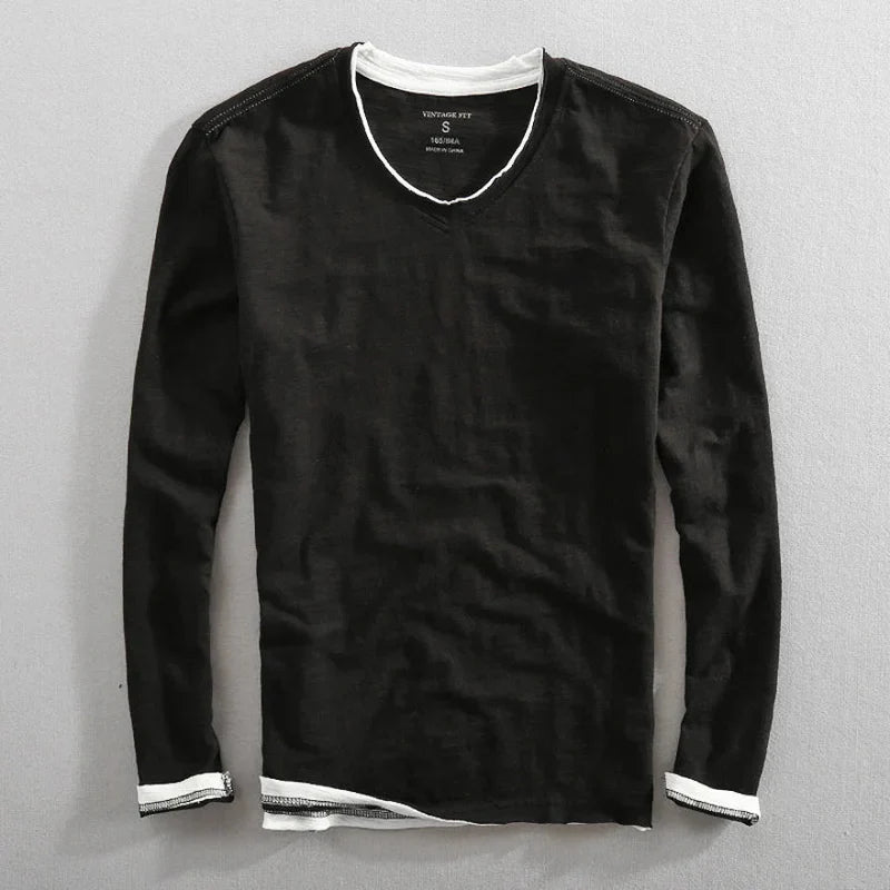 Long Sleeve Cotton Shirt – Men