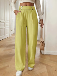 Elegant Straight-Leg Office Pants