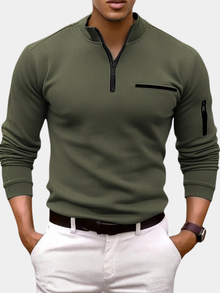 Men's Quarter Zip Shirt – Long Sleeve