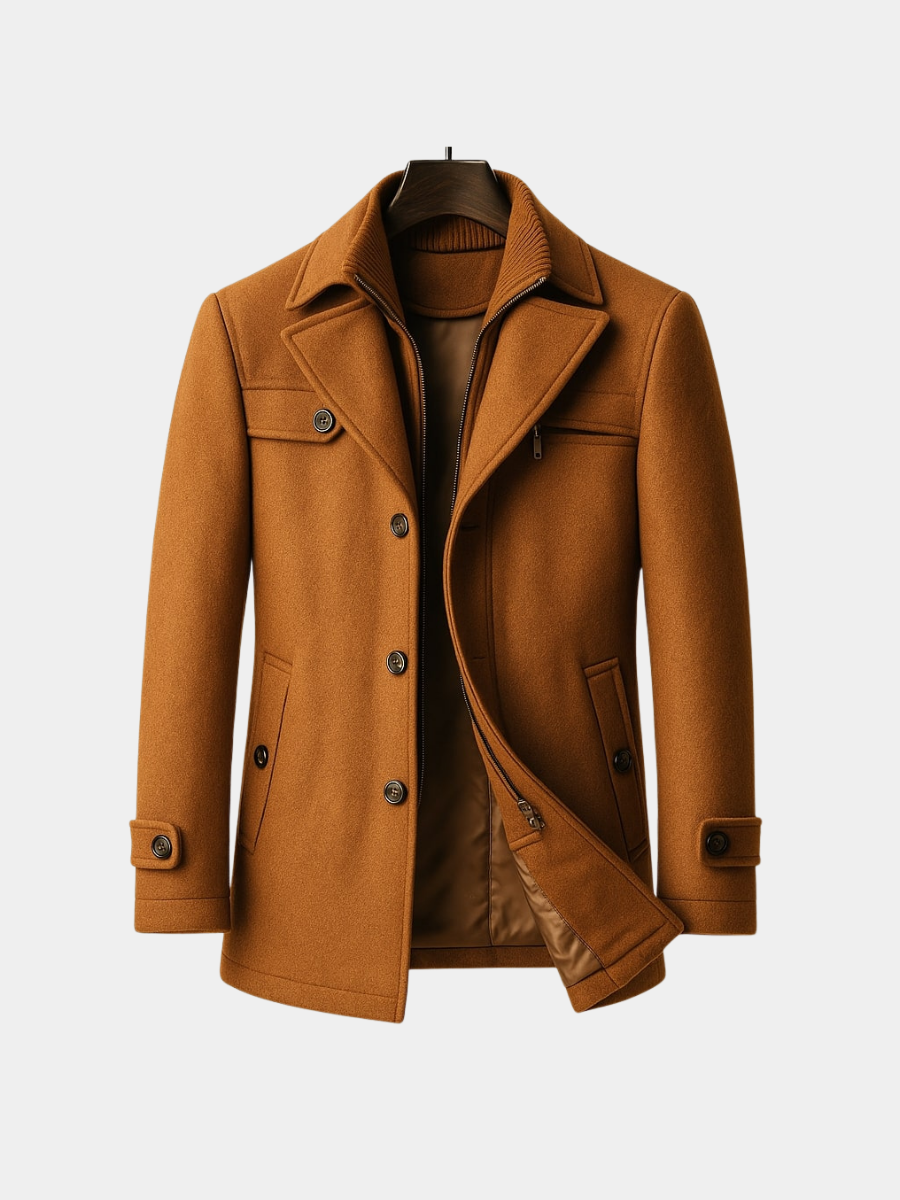 Men's Wool Coat – Long Overcoat