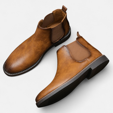 Men’s Retro Leather Chelsea Boots