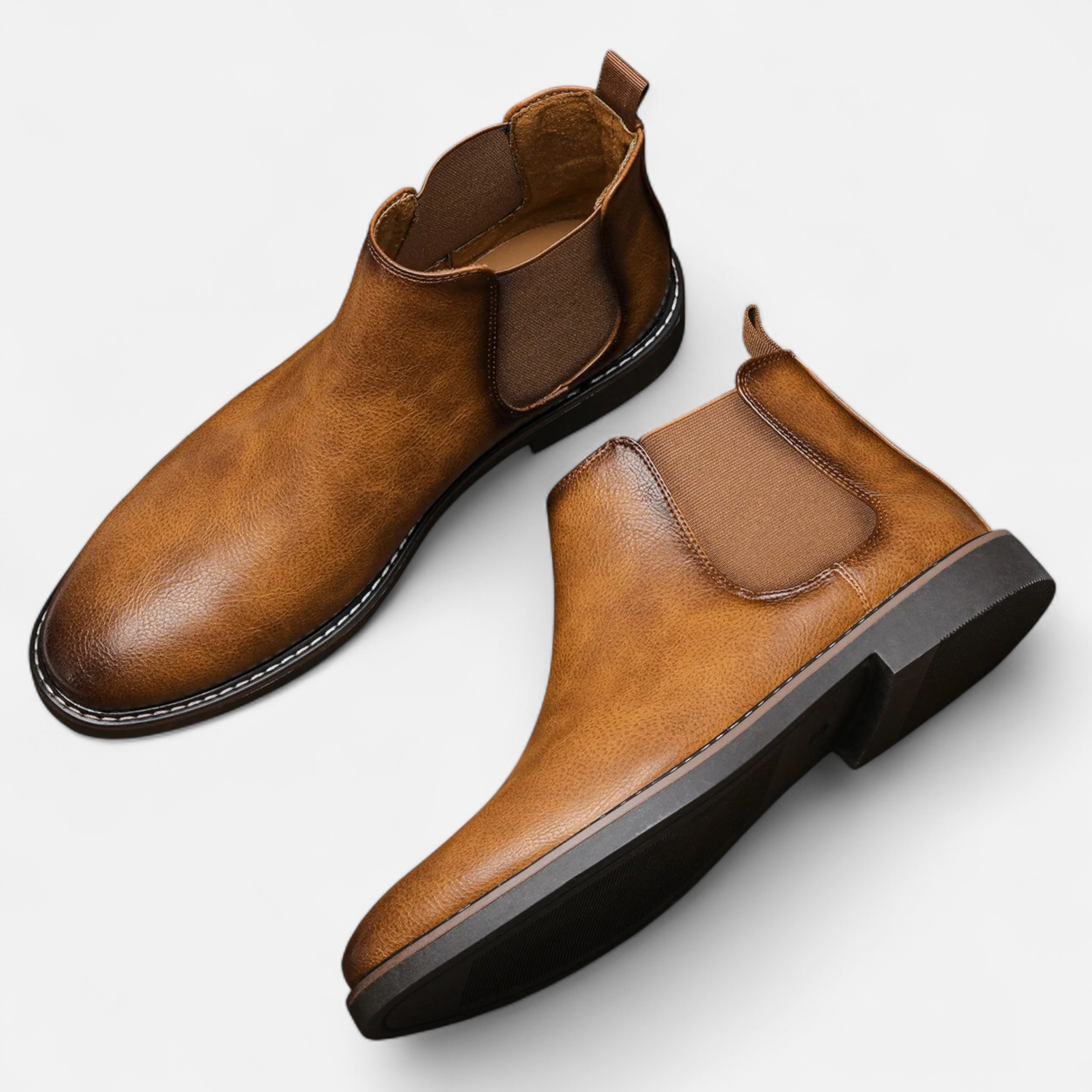 Men’s Retro Leather Chelsea Boots