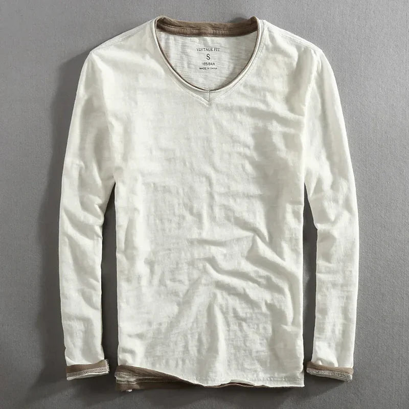 Long Sleeve Cotton Shirt – Men