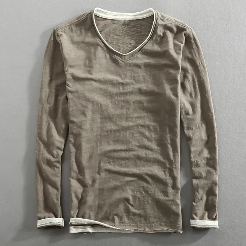 Long Sleeve Cotton Shirt – Men
