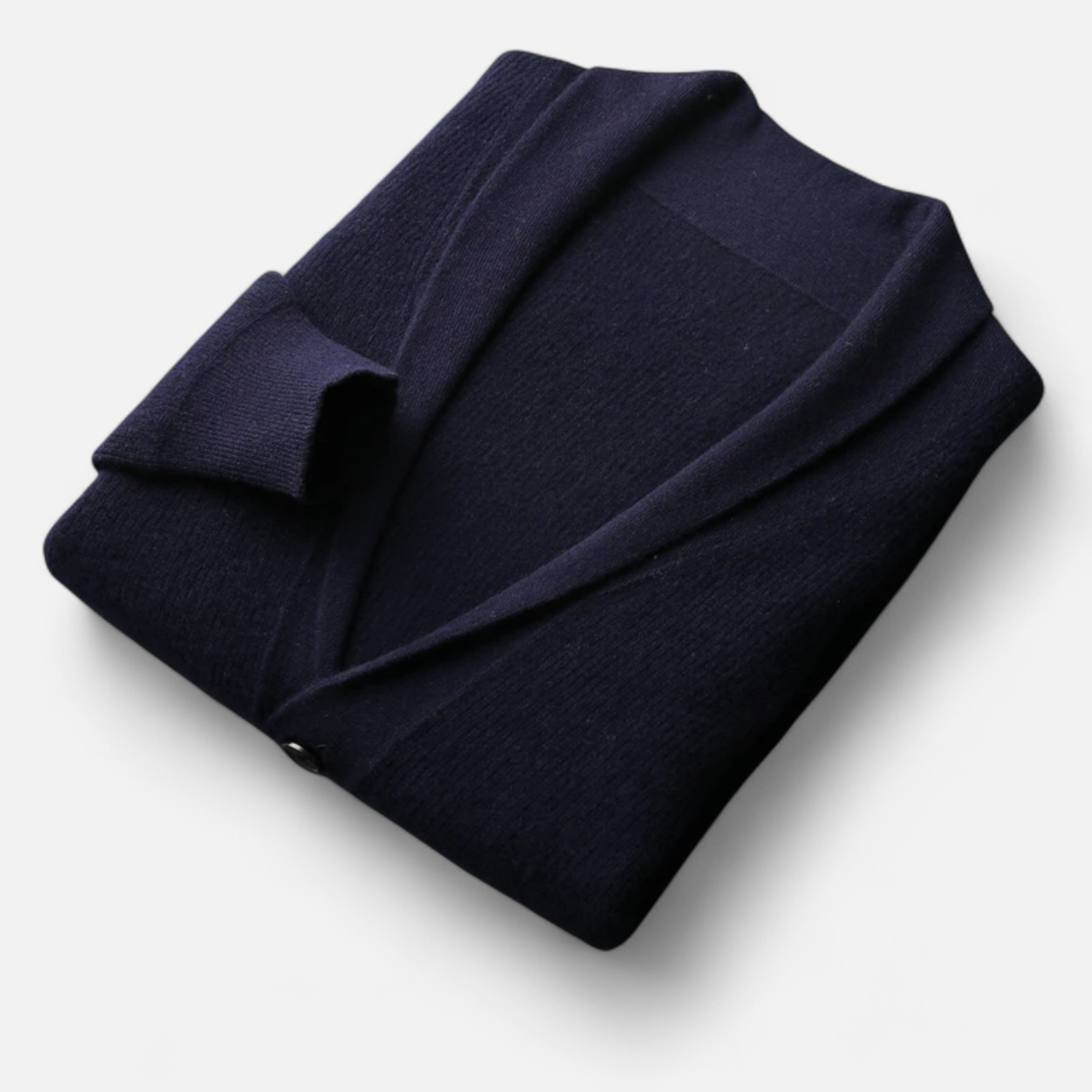 Men’s Merino Wool Suit-Collar Cardigan