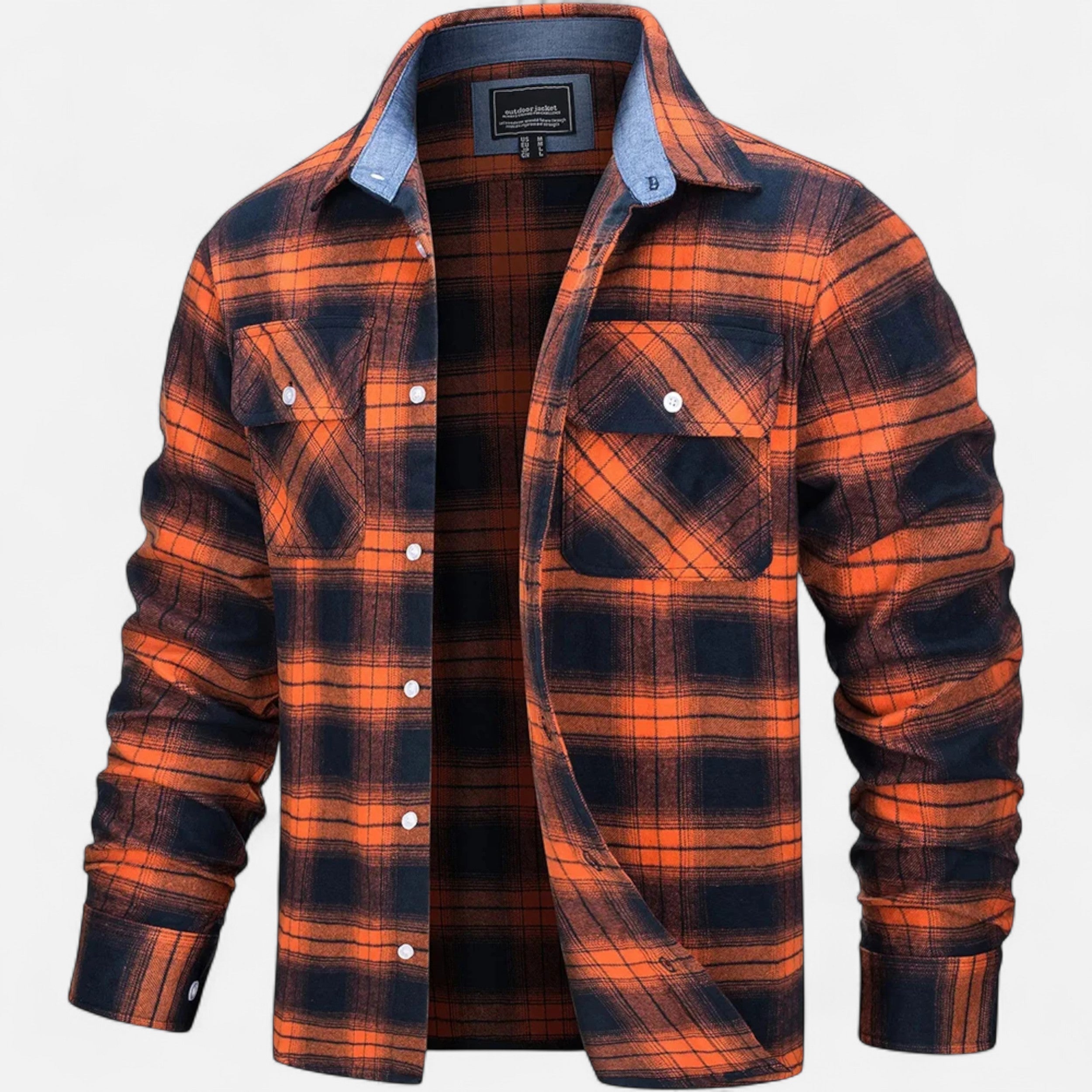 Men’s Oversized Lightweight Shirt Jacket