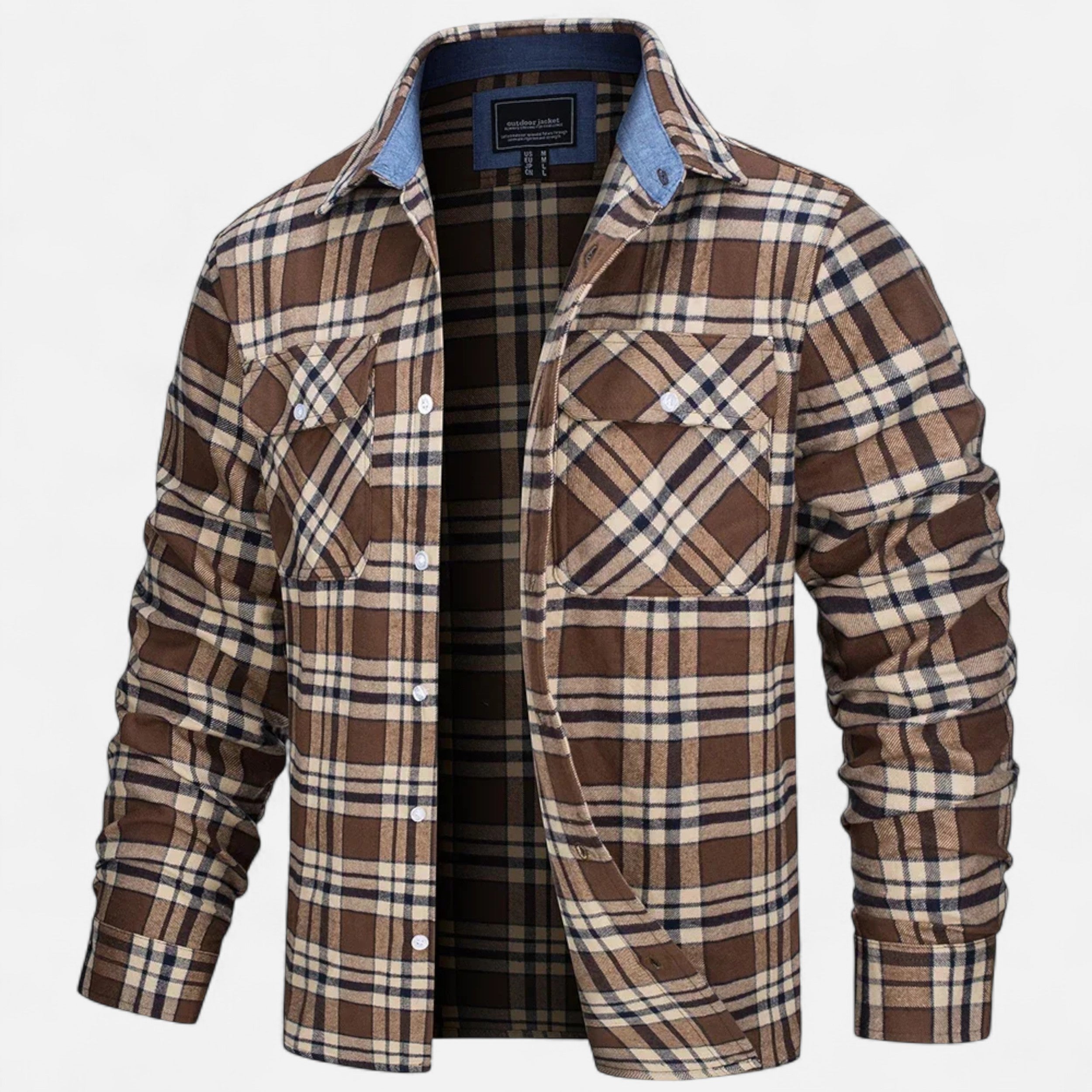 Men’s Oversized Lightweight Shirt Jacket