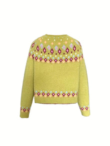 Women's Fair Isle Cardigan – Nordic Knit