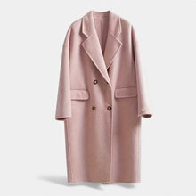 Women's Wool-Blend Double Pocket Winter Coat