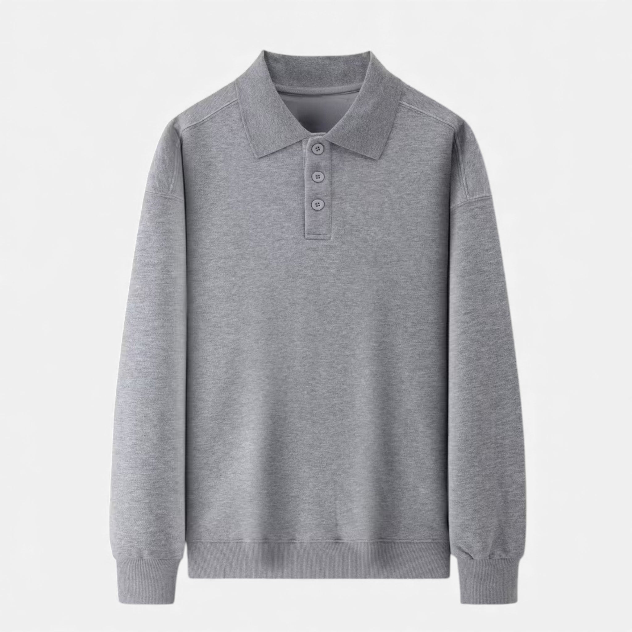 Men’s Polo Knit Sweater for Autumn/Winter