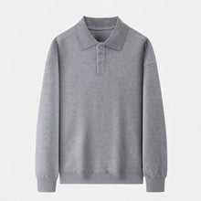 Men’s Polo Knit Sweater for Autumn/Winter
