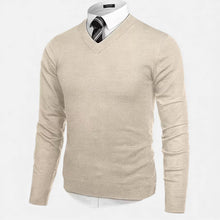 Men’s V-Neck Knit Sweater for Autumn/Winter