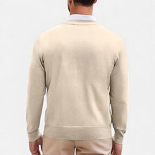 Men’s V-Neck Knit Sweater for Autumn/Winter