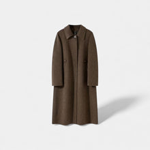Women's Long Structured Wool Blend Coat