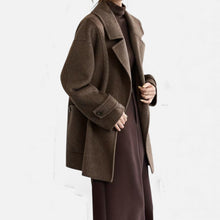 Women's Thick Alpaca-Blend Winter Coat
