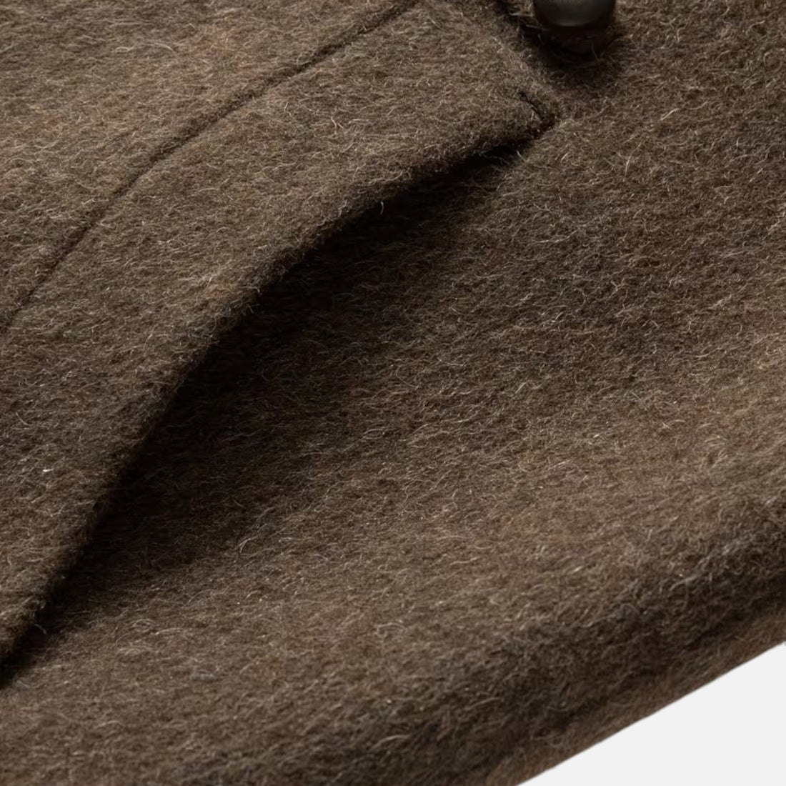 Women's Long Structured Wool Blend Coat
