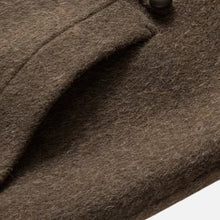 Women's Long Structured Wool Blend Coat