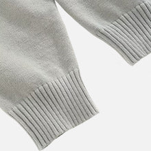 Men’s Loose-Fit Button-Up Polo Sweater