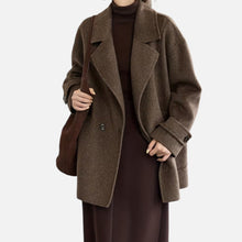 Women's Thick Alpaca-Blend Winter Coat