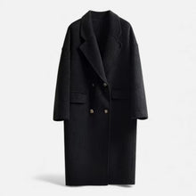 Women's Wool-Blend Double Pocket Winter Coat