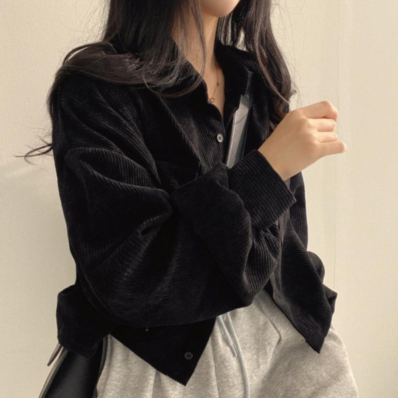 Women’s Corduroy Button-Up Jacket