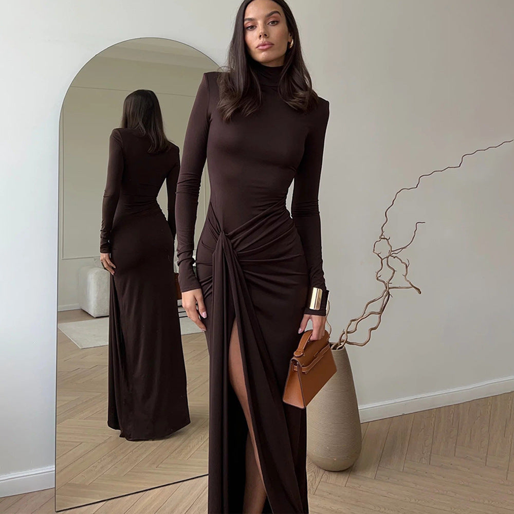 Women’s High-Neck Maxi Dress