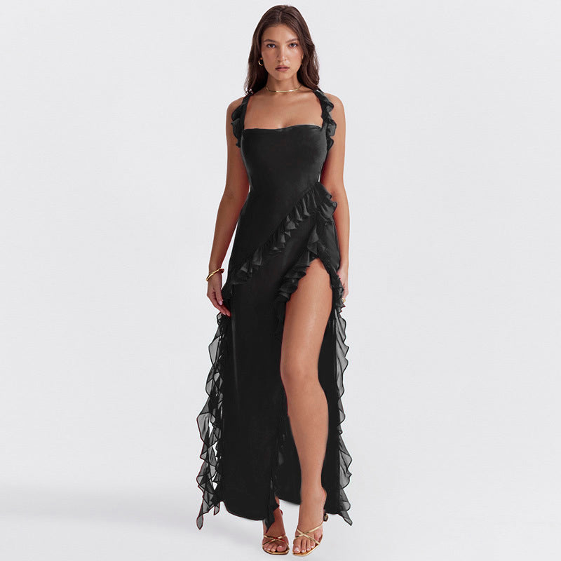 Women’s Ruffled Maxi Dress