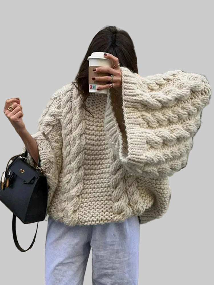 Women’s Chunky Cable Knit Sweater