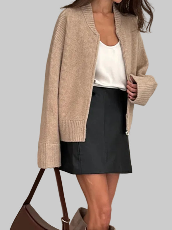 Women's Zip-Up Cardigan